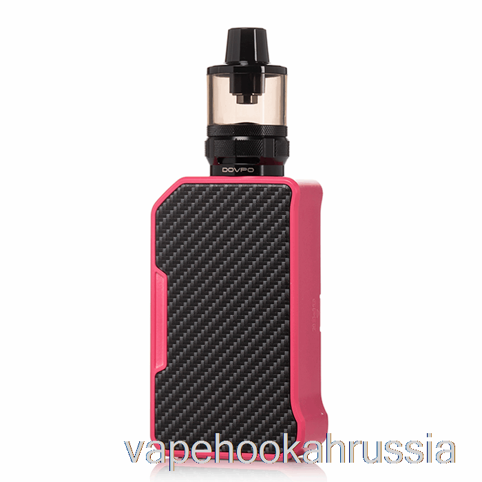 Vape Juice Dovpo MVP 220W Стартовый комплект из углеродного волокна розовый